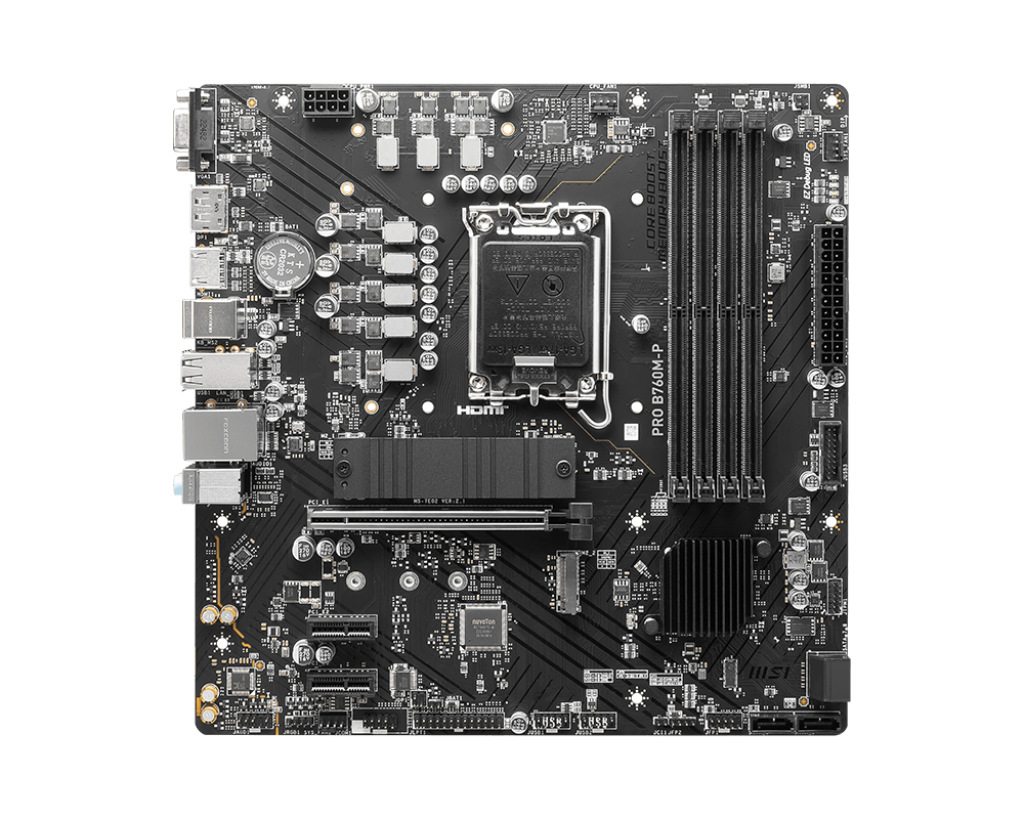 MSI Pro B760M-P DDR5 Intel 12/13/14th Gen microATX Motherboard - PakByte
