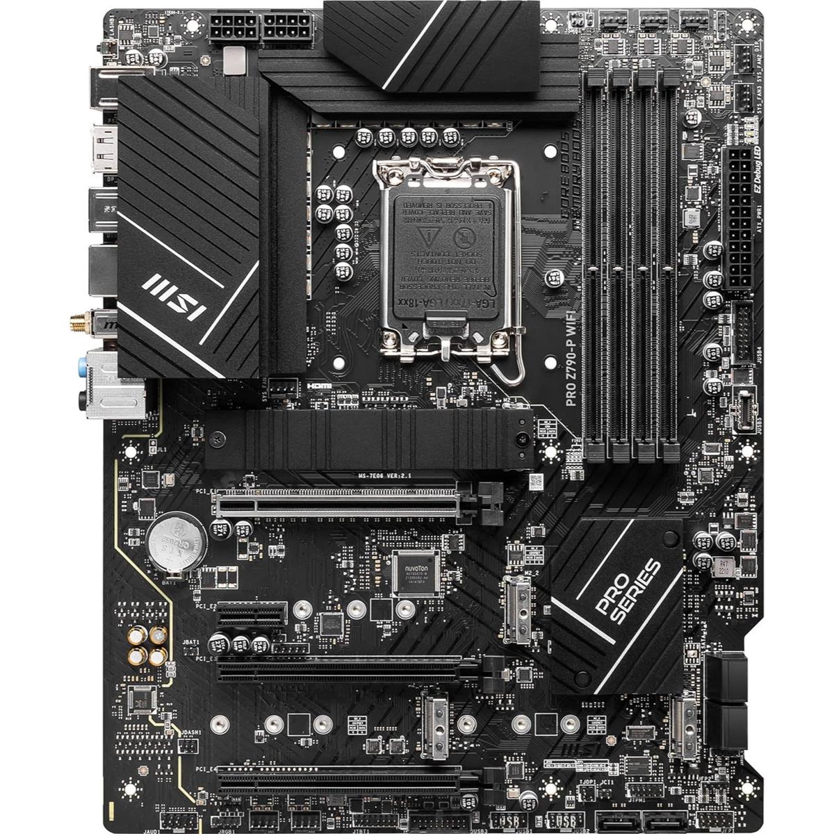 MSI Pro Z790-P Wifi DDR5 Intel 12/13th Gen ATX Motherboard - PakByte Computers