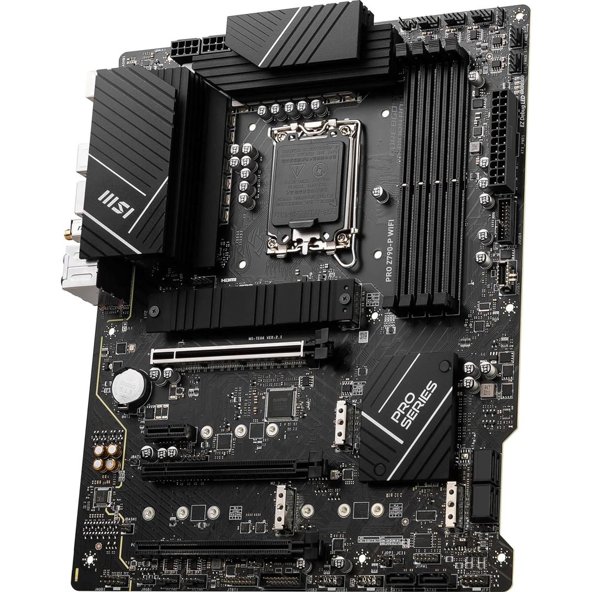 MSI Pro Z790-P Wifi DDR5 Intel 12/13th Gen ATX Motherboard - PakByte Computers