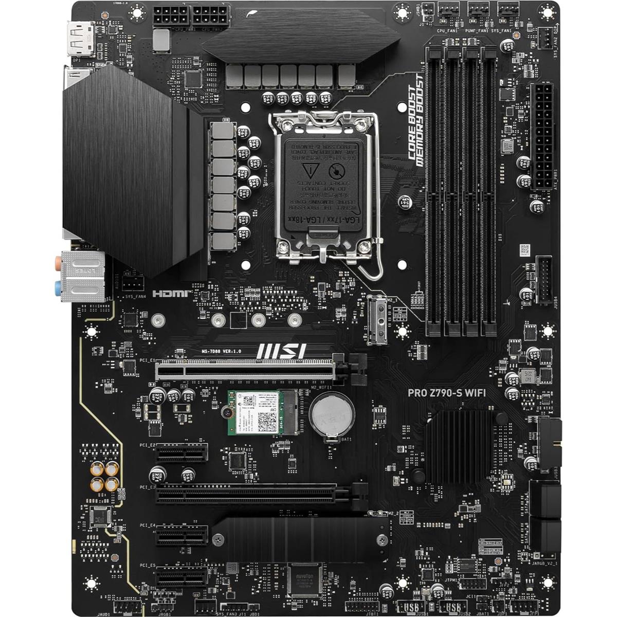 MSI Pro Z790-S Wifi DDR5 Intel 12/13/14th Gen ATX Motherboard - PakByte Computers