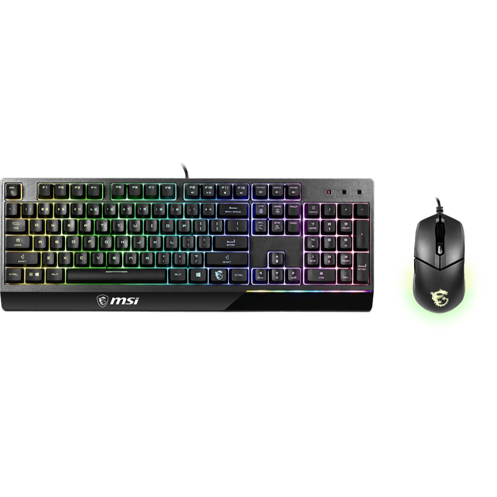 MSI Vigor GK30 RGB Gaming Keyboard Mouse Combo - PakByte
