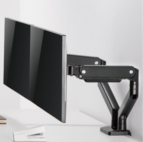 MXG BMA-24U Dual Aluminum Spring-Assisted Monitor Arm with USB - PakByte Computers