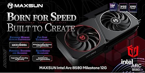 MAXSUN MS-Intel ARC B580 iCraft 12G Motherboard