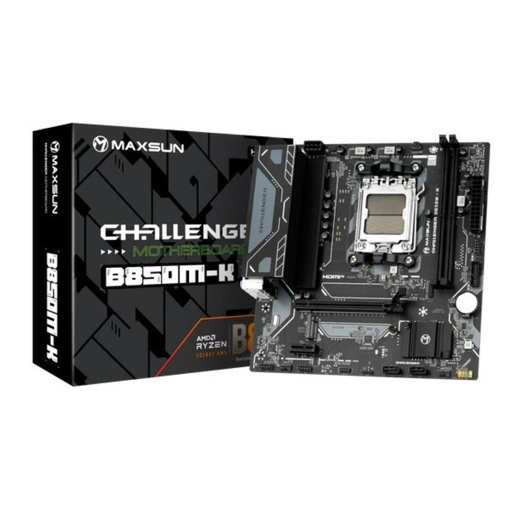 Maxsun Challenger B850M-K M-ATX DDR5 AMD AM5 Motherboard