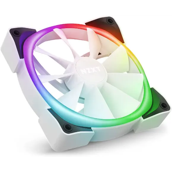 NZXT -Aer RGB 2 120mm Case Fan - White - HF-28120-BW - PakByte Computers