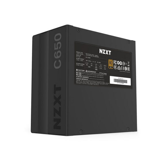 NZXT C650 650W 80 PLUS Gold Modular Power Supply - PakByte