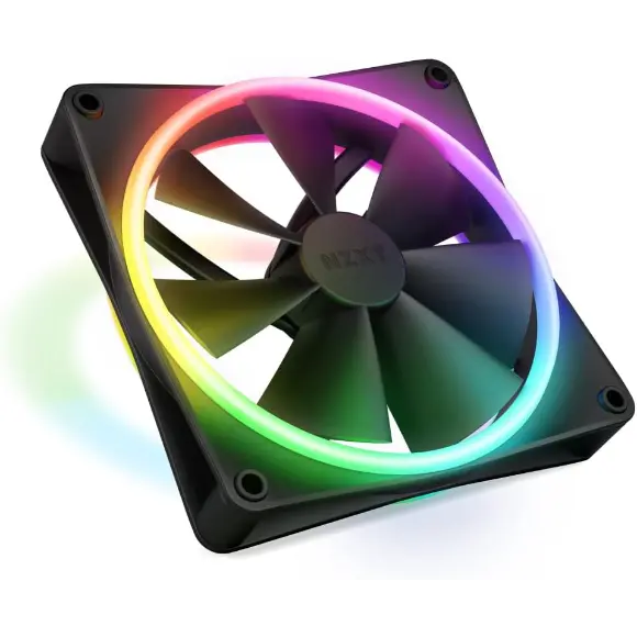 NZXT F140 RGB Duo 140mm Dual-Sided RGB Fan – Black - PakByte Computers