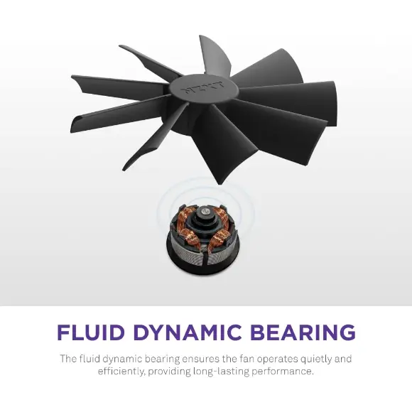 NZXT F140 RGB Duo 140mm Dual-Sided RGB Fan – Black - PakByte Computers