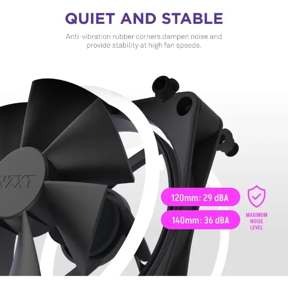 NZXT F140 RGB Duo 140mm Dual-Sided RGB Fan – Black - PakByte Computers