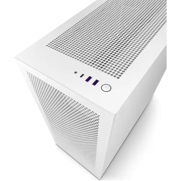 NZXT H7 Flow ATX Mid Tower PC Gaming Case - White (CM-H71FW-01) - PakByte Computers