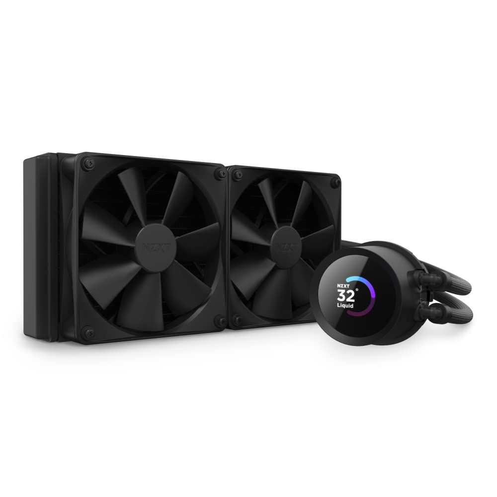 NZXT Kraken 240 - 240mm AIO CPU Liquid Cooler - Black - PakByte
