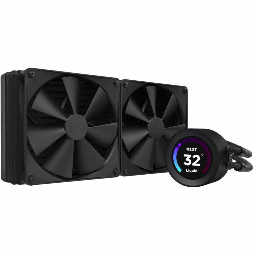 NZXT Kraken Elite 280 280mm AIO Liquid CPU Cooler - Black - PakByte