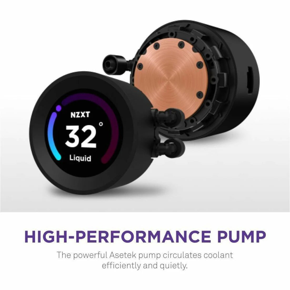 NZXT Kraken Elite 280 280mm AIO Liquid CPU Cooler - Black - PakByte