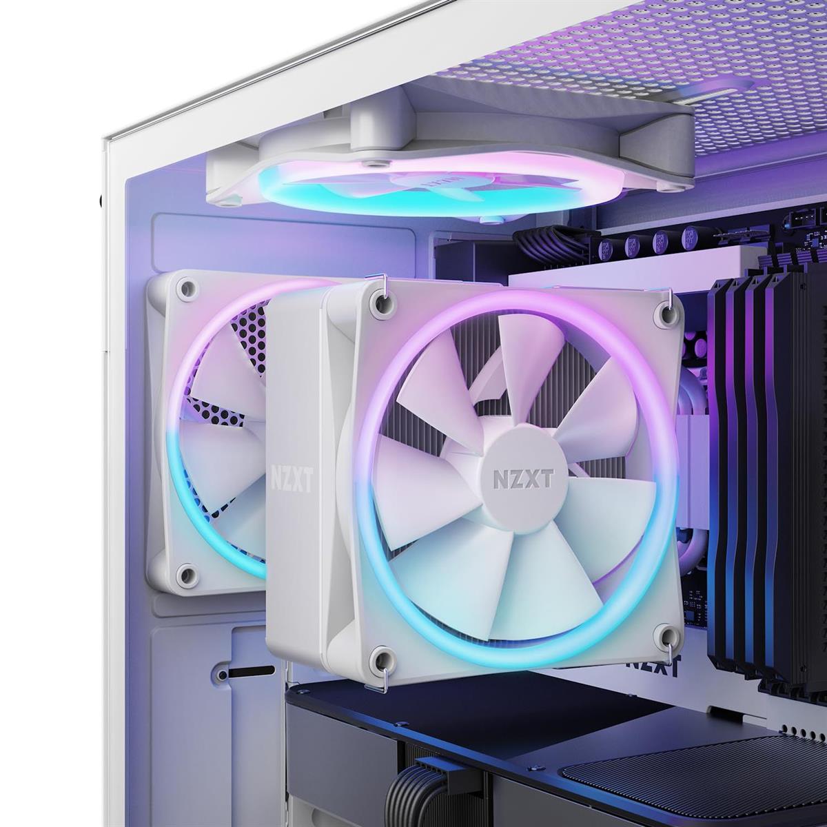 NZXT T120 RGB CPU Air Cooler - White - PakByte Computers
