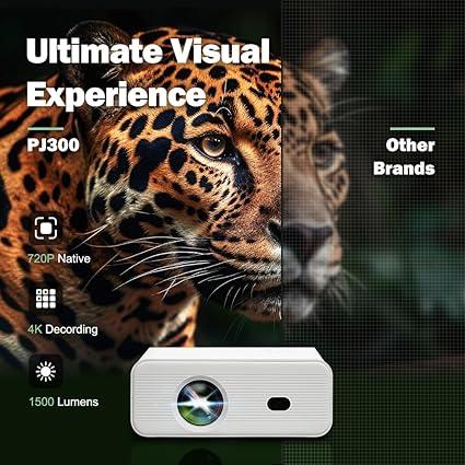 PJ300 GOLD ROCK TEK MINI LED PROJECTOR - PakByte