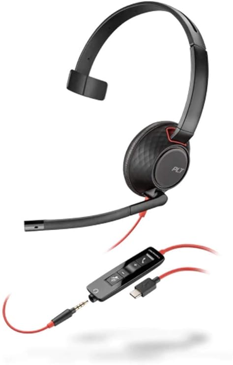 Plantronics Blackwire C5210 USB Type C Mono Wired Headset