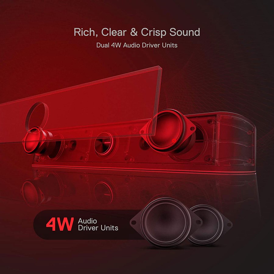 REDRAGON GS560 ADIEMUS GAMING SPEAKER SOUNDBAR BLACK - PakByte