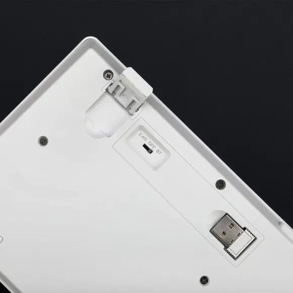 REDRAGON K539 Anubis Wireless RGB Mechanical Keyboard - White - PakByte Computers