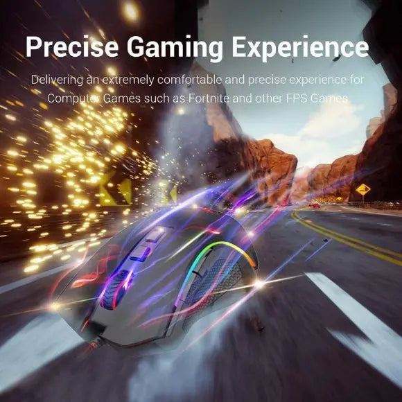 REDRAGON M607-KS GRIFFIN ELITE RGB WIRELESS GAMING MOUSE - PakByte Computers