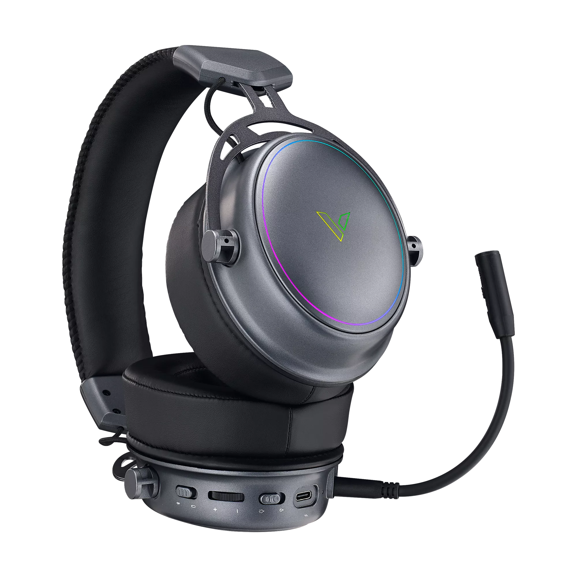RAPOO VH800 Dual-mode wireless backlit Gaming Headset - Space Gray