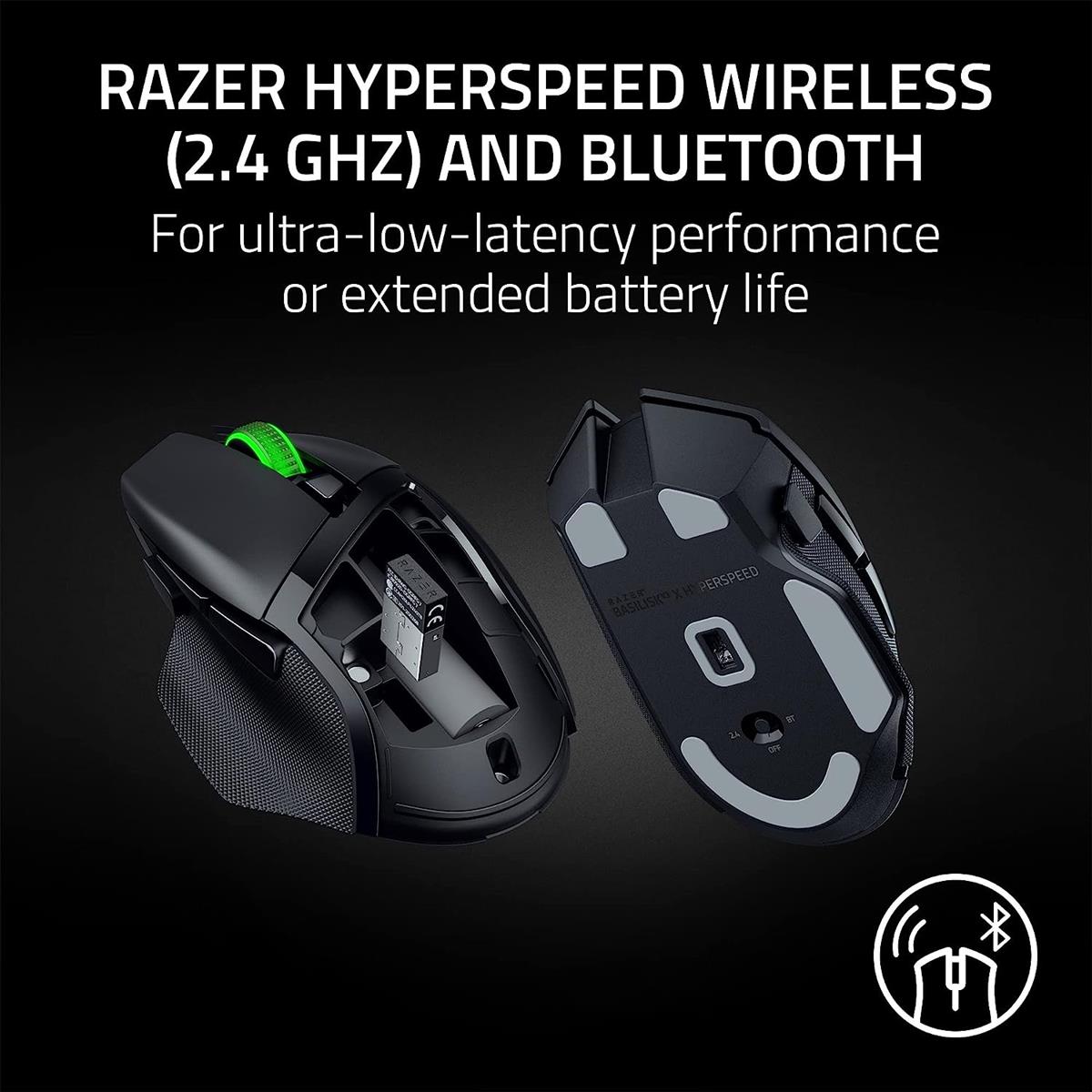 Razer Basilisk V3 X Black Wireless Mouse - PakByte