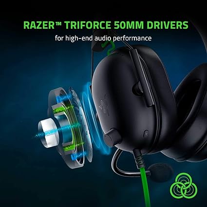 Razer BlackShark V2X Green Wired Headphones - PakByte