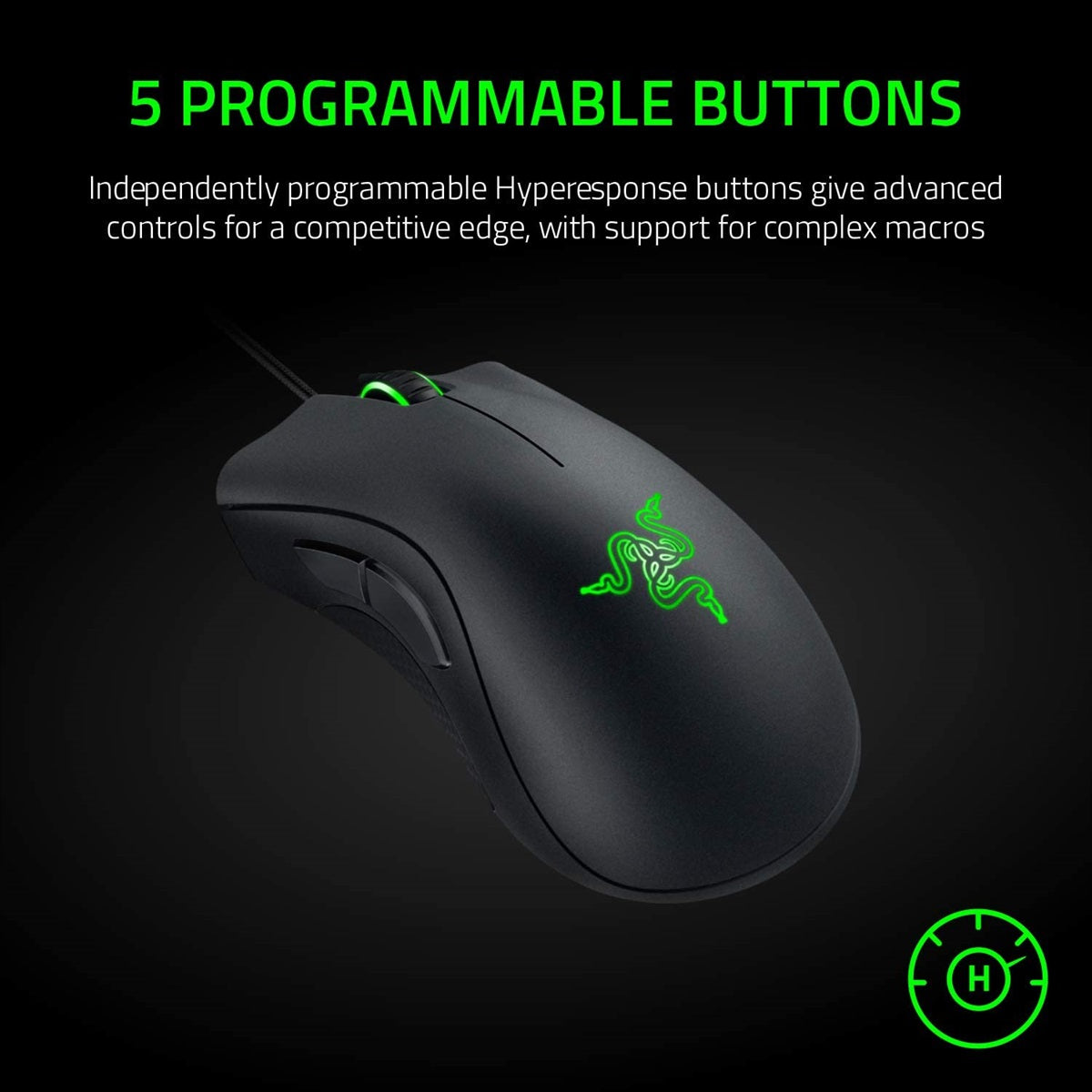 Razer DeathAdder Essential Black Wired Mouse - PakByte