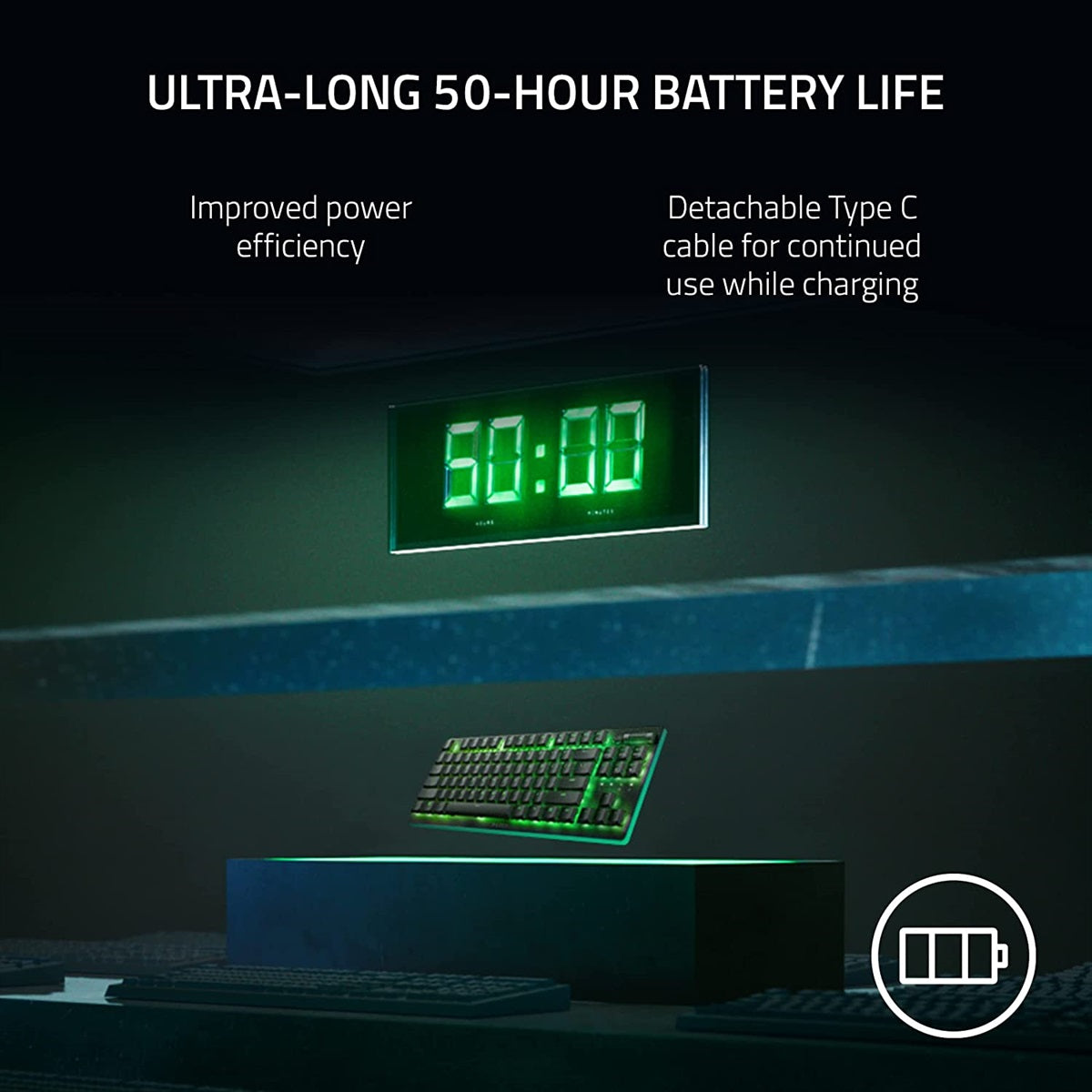 Razer DeathStalker V2 Pro Tenkeyless Linear Red Switch Wireless Keyboard - PakByte