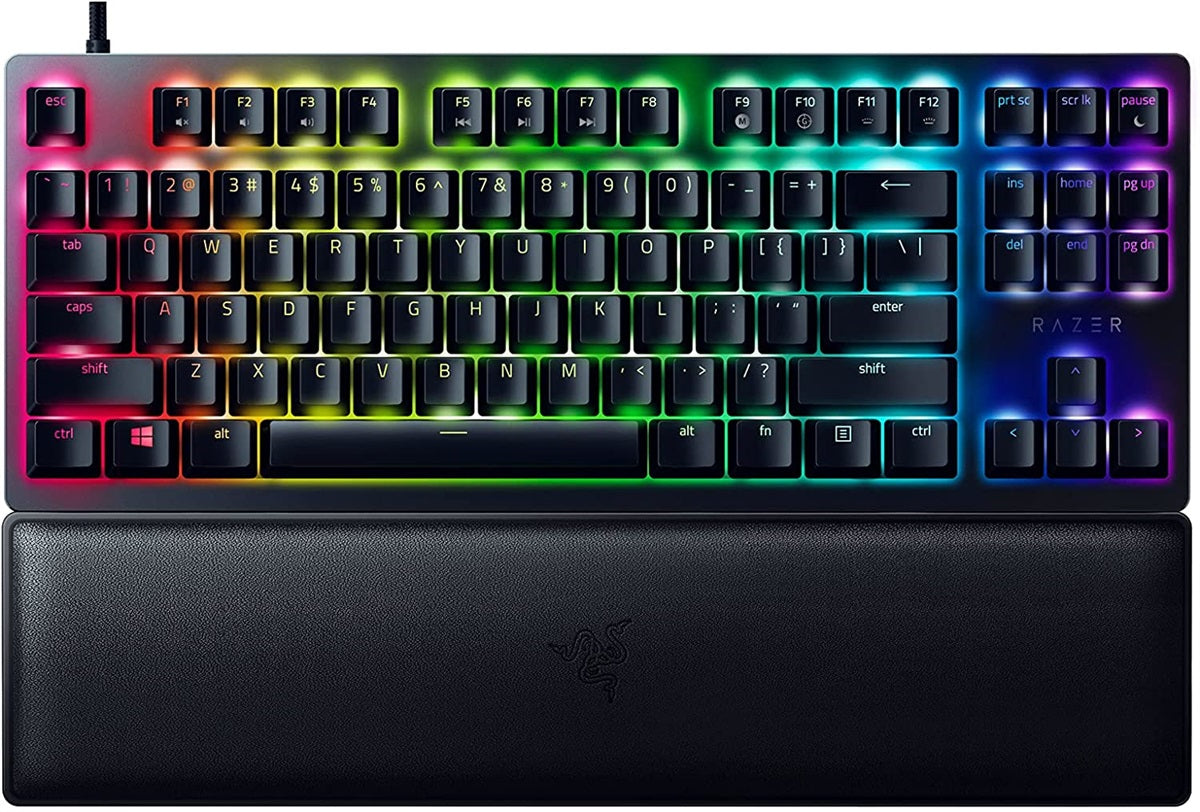 Razer Huntsman V2 Tenkeyless-Optical Gaming Keyboard (Clicky Purple Switch) Wired Keyboards - PakByte
