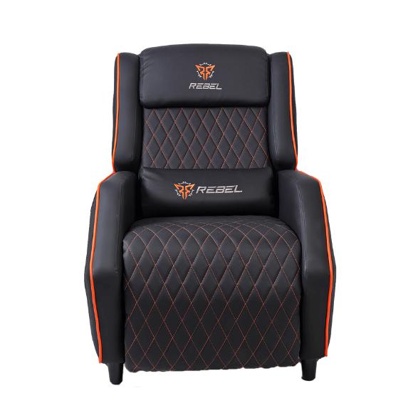 Rebel Wraith Gaming Sofa - Black/Orange - PakByte Computers
