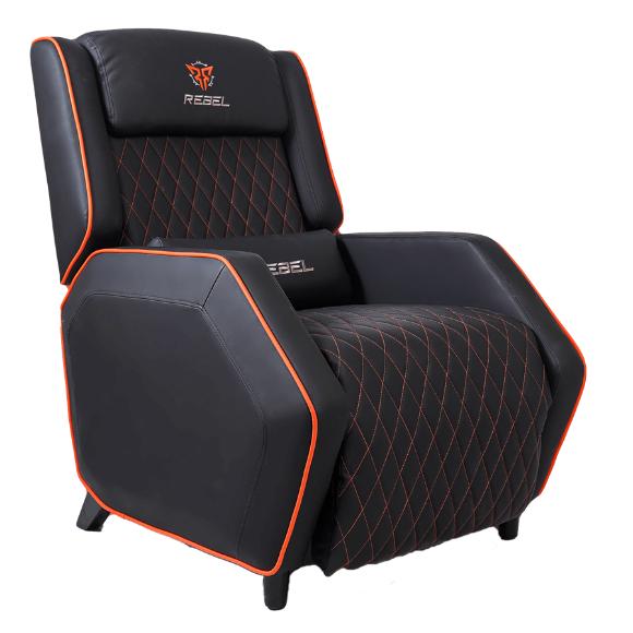 Rebel Wraith Gaming Sofa - Black/Orange - PakByte Computers