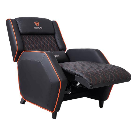 Rebel Wraith Gaming Sofa - Black/Orange - PakByte Computers
