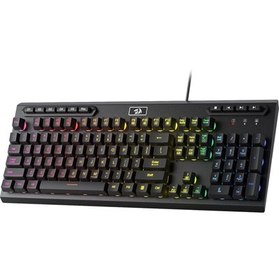 Redragon ADITYA K513 Membrane RGB Gaming Keyboard - Black - PakByte Computers