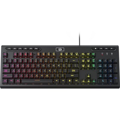 Redragon ADITYA K513 Membrane RGB Gaming Keyboard - Black - PakByte Computers
