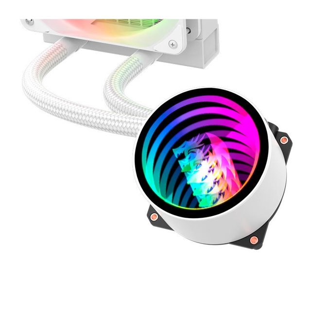 Redragon CCW-3011W 240mm ARGB White Water CPU Cooler - PakByte
