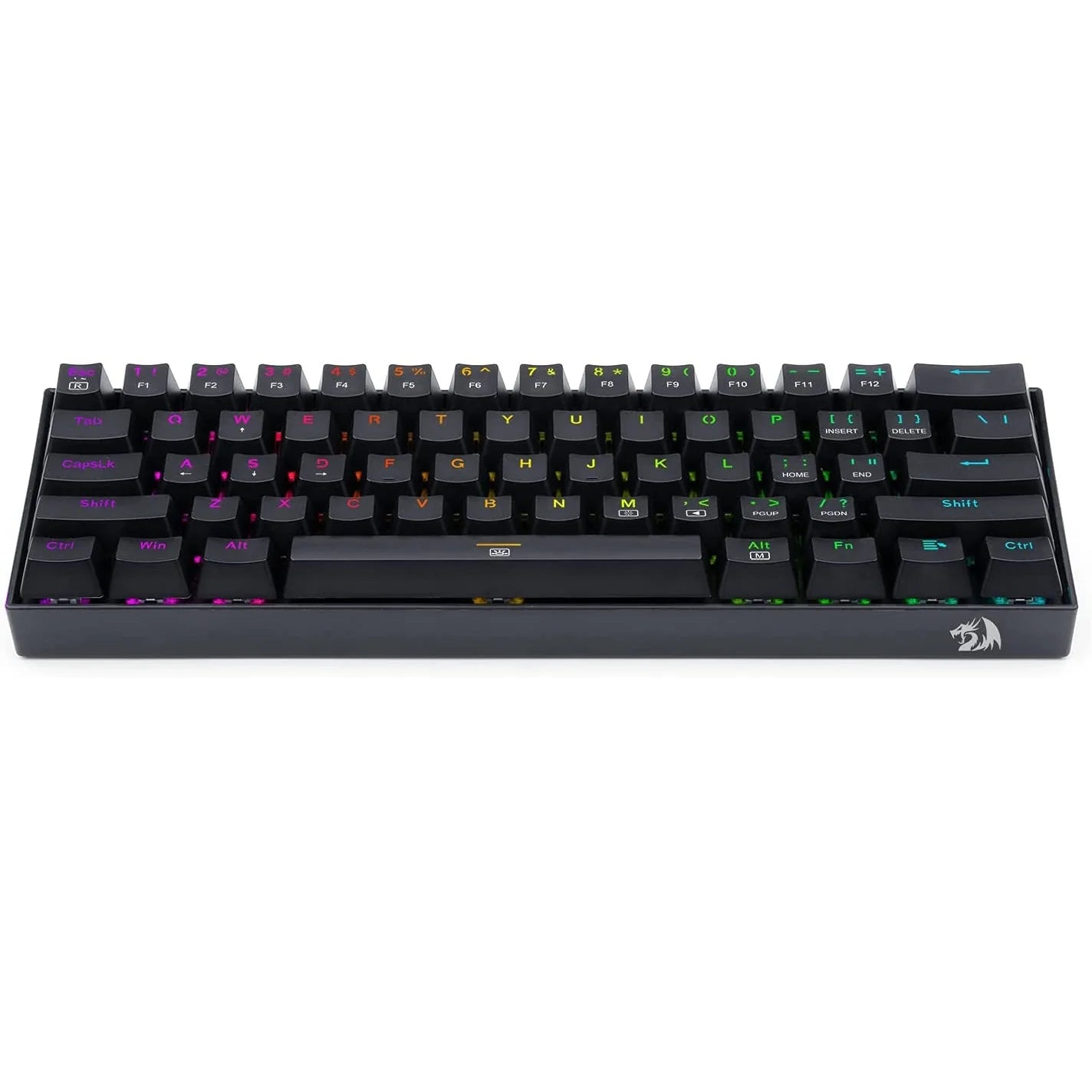 Redragon DRAGONBORN K630 60% RGB Mechanical Gaming Keyboard – Black – Brown Switches - PakByte