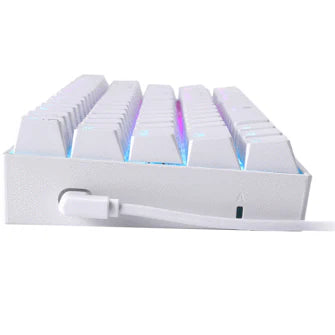 Redragon DRAGONBORN K630 60% RGB Mechanical Gaming Keyboard – White – Red Switches - PakByte