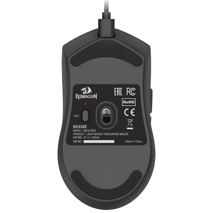Redragon M816 Deicide Basic 4000 DPI RGB Gaming Mouse