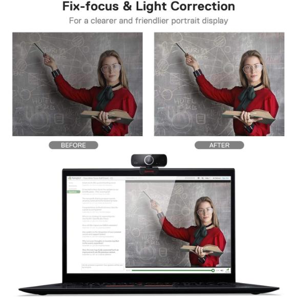 Redragon GW600 720P Webcam with Built-in Dual Microphone, 360-Degree Rotation - 2.0 USB Skype Computer Web Camera - PakByte Computers