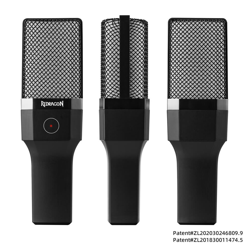 Redragon GM212 Adne RGB Streaming Microphone with Pop Filter - PakByte