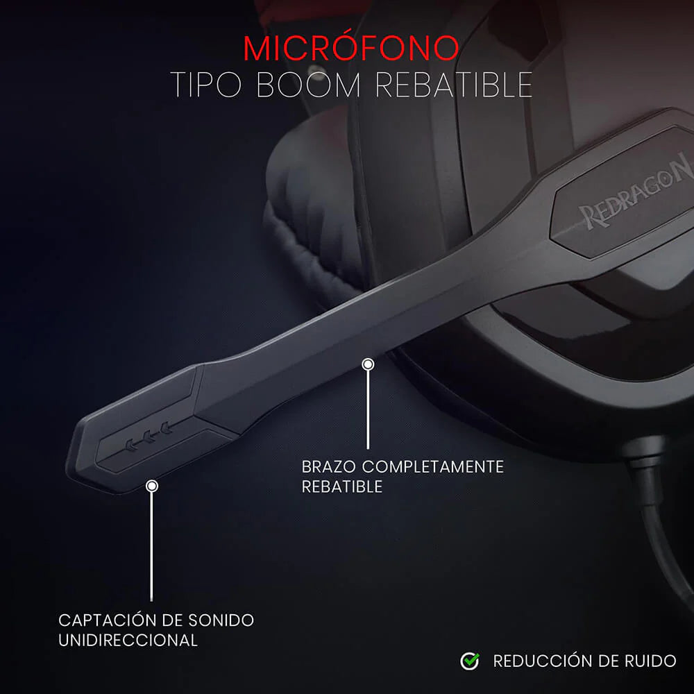 Redragon H120 RGB ARES Wired Gaming Headset - PakByte