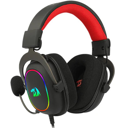 Redragon H510 ZEUS-X RGB Wired Gaming Headset - 7.1 Surround Sound (Black) - PakByte