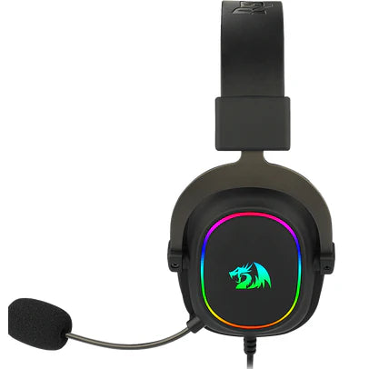 Redragon H510 ZEUS-X RGB Wired Gaming Headset - 7.1 Surround Sound (Black) - PakByte