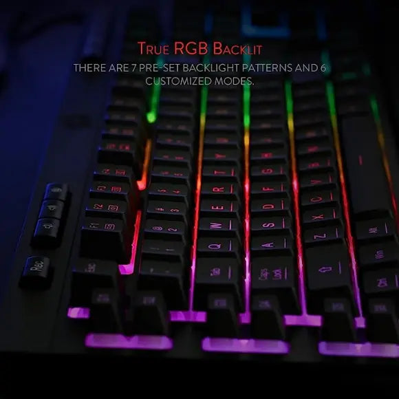 Redragon K512 Shiva RGB Backlit Membrane Gaming Keyboard - PakByte Computers
