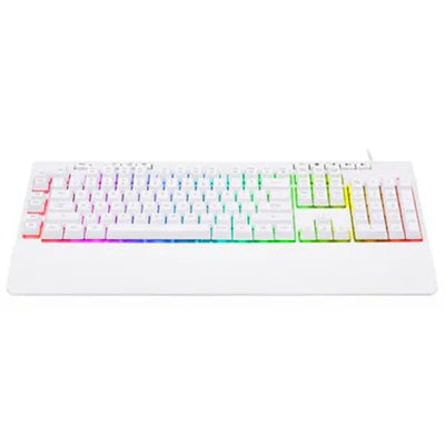 Redragon K512W SHIVA RGB Backlit Membrane Gaming Keyboard (White) - PakByte