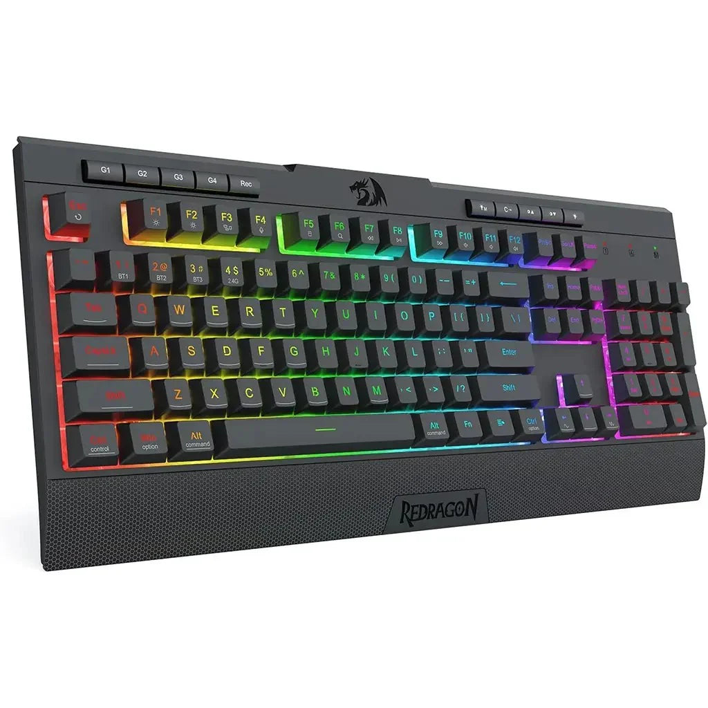 Redragon K525 SHIVA PRO Wireless Anti-Ghosting Membrane Gaming Keyboard - PakByte Computers