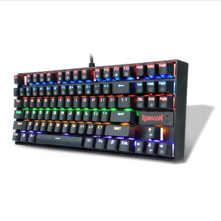 Redragon K552 RGB-1 KUMARA Full Anti Ghosting Mechanical Gaming Keyboard (Black) - PakByte