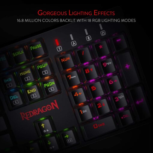 Redragon K582 SURARA RGB Mechanical Gaming Keyboard - PakByte
