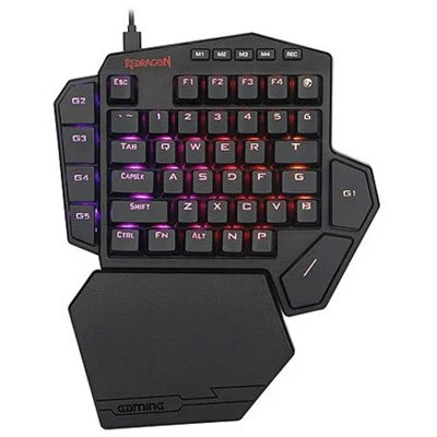 Redragon K585 DITI One-Handed RGB Mechanical Wired Gaming Keyboard - PakByte Computers