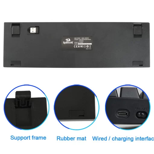 Redragon K599-KRS Deimos Dual Mode RGB Mechanical Keyboard - PakByte Computers